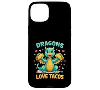 Dragons Love Tacos Costume Mexican Taco Dragon Kids Mexico Case for iPhone 15 Plus