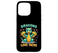 Dragons Love Tacos Costume Mexican Taco Dragon Kids Mexico Case for iPhone 15 Pro Max