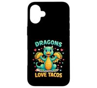 Dragons Love Tacos Costume Mexican Taco Dragon Kids Mexico Case for iPhone 16 Plus