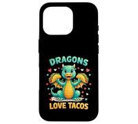 Dragons Love Tacos Costume Mexican Taco Dragon Kids Mexico Case for iPhone 16 Pro