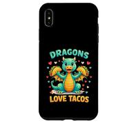 Dragons Love Tacos Costume Mexican Taco Dragon Kids Mexico Case for iPhone XS Max