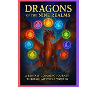 Dragons of The 9 Realms: A Fantasy Coloring Journey for Adults