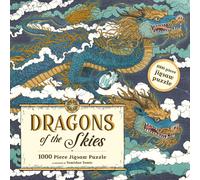 Unbranded Apparel Jigsaw Puzzle Dragons of the Skies 1000-piece Gold