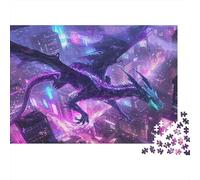 Dragons of The Sky Family Puzzles 1000 Pieces with High Definition Print Centenary Jigsaws for A Sustainable Hobby As Wall Art Puzzle 70x50cm/1000pcs