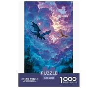 Dragons Puzzles 1000 Piece Challenge Toy Adults And over 12 Years Old Family Fun Puzzle Educational Challenge Mind Development Home Decoration Gift 38x26cm/1000pcs