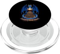 Dragons Reading Books Fantasy Reader Book Lover Literature PopSockets PopGrip for MagSafe