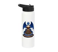 Dragons Reading Books Fantasy Reader Book Lover Literature Stainless Steel Insulated Water Bottle
