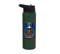 Dragons Reading Books Fantasy Reader Book Lover Literature Stainless Steel Insulated Water Bottle