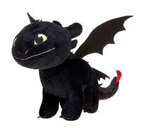 Dragons Selection Plush Figures | DreamWorks 20 cm Stuffed Animal | Softwool, Plush:Toothless