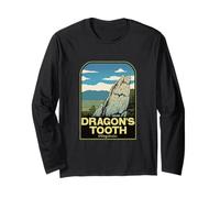 Dragons Tooth Virginia Appalachian Trail Retro Long Sleeve T-Shirt