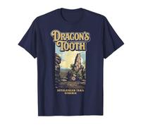 Dragons Tooth Virginia Appalachian Trail Vintage WPA Style T-Shirt