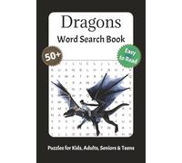 Dragons Word Search Puzzle Book: 50+ Fire-Breathing Word Puzzles Featuring Mythical Beasts, Ancient Legends, and Magical Realms | Fun for Fantasy Fans of All Ages