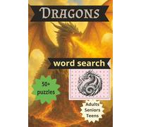 Dragons Word search puzzle book: word search with easy to read print about Dragons. 110pages over 50 puzzles for the dragon and fantasy lover. Gift for holiday, birthday or just relaxing