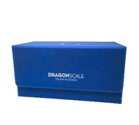 Dragonscale X3R Ultimate Slab Case 3-Row - Premium Leather Storage Box for Graded Trading Cards, Waterproof & Durable, Fits PSA, BGS, CGC - Abyss