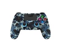 DragonShock - MIZAR BT - Wireless Controller Blue Camo for PS4, PC, Mobile