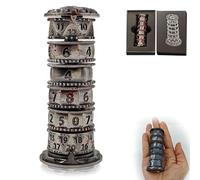 Dragonstone Keep Roulette Dice Spinner for DND Dice Set, 7-in-1 Dragon Metallic D&D Dice with Gift Case for Dungeons and Dragon Game, RPG Role Playing Table Game Gifts (Bloodstain)
