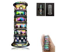 Dragonstone Keep Roulette Dice Spinner for DND Dice Set, 7-in-1 Dragon Metallic D&D Dice with Gift Case for Dungeons and Dragon Game, RPG Role Playing Table Game Gifts (Rainbow)