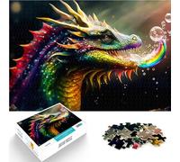 Dragonteenager Jigsaw Puzzles 1000 Pieces Help the brain exercise addictive toys to cultivate patience unique challenge game 38x26cm