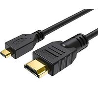 DragonTrading 10 Metre Micro HDMI to HDMI Cable - High Speed 4K Ultra HD 1080p Type D Micro HDMI Lead with 3D & Ethernet - Compatible with Tablets, Smartphones, Cameras & Portable Devices