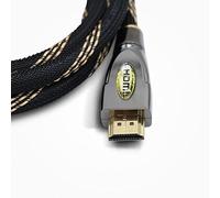 DragonTrading Metre Professional Gold HDMI Cable High Speed Ultra 4K v2.0/1.4a 3D 2160p Compatible with PS4 SKY HD 4K Ultra HD Ethernet Audio Return (5 metre)