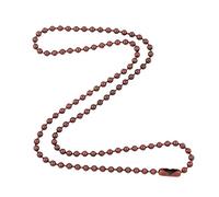 DragonWeave 3.2mm Antique Copper Ball Chain Necklace with Extra Durable Color Protect Finish, Copper Plated Steel