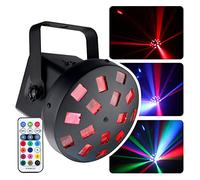 DragonX RGB Mushroom Lightt Up Disco Ball | DJ Party Lighting with Strobe Effect & IR Remote | Club Lights for Parties, Disco Ball Decor, Stage Lights, Outdoor Lighting, Dance Party Lighting
