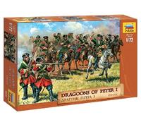 Dragoons Of Peter I The Great 1:72 Figure Plastic Model Kit ZVEZDA