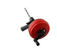 Drain Auger, 5M Dual-Purpose Drain Snake Tool with Electric Drill Compatibility for 3/4 to 2 Inch Pipes, Professional Plumbing Snake for Bathroom Kitchen Sink Toilet