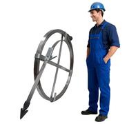 Drain Auger Tool - Heavy Duty 16 to 150 Feet with Powerful Impact Head & Storage Rack, Durable Steel Cable for Unclogging Drains and Sewer Lines