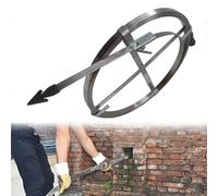 Drain Augers 1'' Wide Steel Plate Flat Steel Sewer Snake Roll, Extra-Long Plumbers Chimneys Unclog Clearing Tools with Adjustable Grip Handle/Drill Attachment Plumbers(L 136FT/41M)