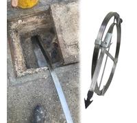 Drain Augers Snake Unclog Drain Tool for Underground Drainage, 20' 30 40 50 Ft 60 70 80 90 100 Feet Manual Solid Manganese Steel Clog Remover Bar for Outdoor Sewage Rooter(W 3cm/1.2'',L-40 FT/12 M)