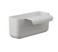 Drain Basket - Corner Sink Strainer with Triple Function-Smooth,Corrosion-Resistant Surface- Fits Most Kitchen Sinks (Grey,1pc)