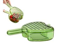 Drain Basket, Fruit Washing Bowl | Food Strainer with Handle and Lid, Water Scoop, Food Container, Kitchen Filter for Washing, Draining Co