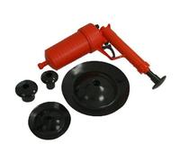 Neilsen CT3307 Vacuum Suction Pump Drain Blaster Suction Gun | Power Drain Cleaner with 4 Adaptors | Integrated Pump Handle