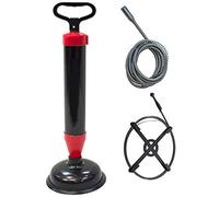 Drain Blaster, Sink Cleaning Tool and Waste Pipe Unblocker - Set of 3 Tools for All of Your Unblocking Needs