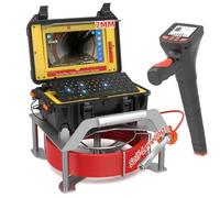 Drain Camera 50m and 512Hz Pipe Locator Set, Sanyipace Sewer Camera with 10-inch Touch Screen, HD IP68 Waterproof Pipe Endoscope, Image Self-leveling Drainage