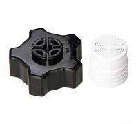 Drain Cap Assembly, 2-Piece Set for Hayward SX180LA Compatible Pool Filter Replacement Includes Gasket and Screen Plastic Construction for Residential or Commercial Use