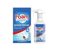 Drain Cleaner Foam - Professional Drain Unclogger For Kitchen, Bathroom & Toilet - Dissolves Grease, Hair & Soap Scum - Safe For Pipes(2PCS)