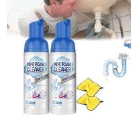 Drain Cleaner,Foaming Drain Cleaner,Get Out Foaming Drain Cleaner,Powerful Sink And Drain Cleaner Foam, Clog Remover For Kitchen Drain, Tubs (2pcs)