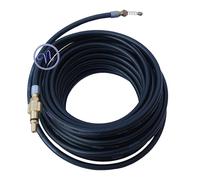 Drain Cleaner Hose Compatiable for Spear & Jackson Pressure Washer, 15 Meter Long with Flexible Jet Nozzle