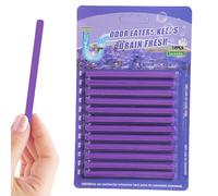 Drain Cleaner Rods - 12 Pack Drain Cleaner Rods for Removing Sink Clogs | Effective Pipe Cleaning Sticks for Drain Cleaning | Unclogging