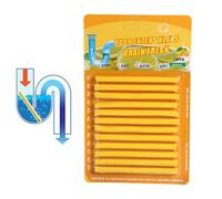 Drain Cleaner Sticks, 12 Pack Drain Cleaning Sticks, D-rain Sink Cleaning S-ticks Cleaner, Plug Hole Unblocker For Bathroom Kitchen, For Tanks Sinks Bathtub Shower Toilet