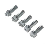 Drain Cleaning Attachment for Electric Drill | 5-Pack Galvanized Carbon Steel Pipe Unblocking Tool | 16mm Spring Connector for Sewer Joint and Dredge Cleaner