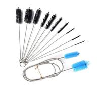 Drain Cleaning Brushes, Kettle Spout Brush, Radiator Cleaner Brush, Aquarium Sink Unblocker Drain Pipe Hose Pipe Straw Cleaning Brush, Long Tube Cleaning Brush for Home Kitchen Aquarium Refrigerator