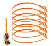 Drain Clog Remover Tool- 6 Pack Length Drain Cleaner Sticks for Sink, Pipe and Tub - Plumbing unclogger Tool for Clogged Drains in Shower, Hair Catcher for bathroom, kitchen, Bathtub