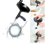 Drain Clog Remover Tool,Drain Auger 13 Feet Heavy Duty Pipe Remover Plumbing Snake Drain Clog Tool for Kitchen,Bathroom,Shower Sink