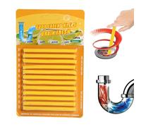 Drain Clog Remover Tool, Pipe Drain Sticks Sink Cleaner, Powerful Unclogger Tool Deodorizer Opener for Bathtub Shower Kitchen Bathroom Toilet Tanks Pipe