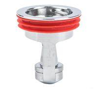 Drain Core for Shower and Floor Drain - Brass Anti-Backflow Preventer with Scent-Proof Seal, Fast Drainage System, 1.9 to 3.9 Inch Adjust(Sliver)