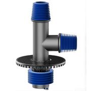 Drain Cover Adapter With Integrated Magnetic Closure And Wide Channel Design For Effective Flow Management In Washing Machine Installations(Three Or Two)