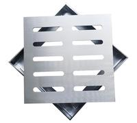 Drain Cover, Drainage Grate 12x12 Inch Heavy Duty Thicken Stainless Steel Drain Grate Even Hollow-Out Multi-Purpose Cover, Outdoor